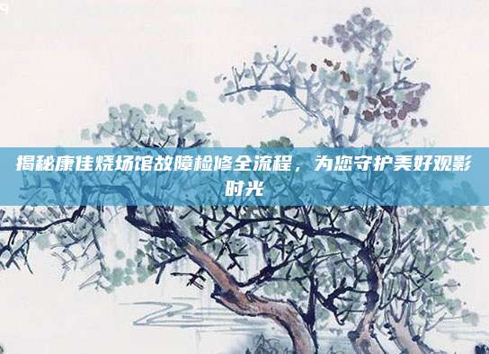 揭秘康佳烧场馆故障检修全流程,为您守护美好观影时光