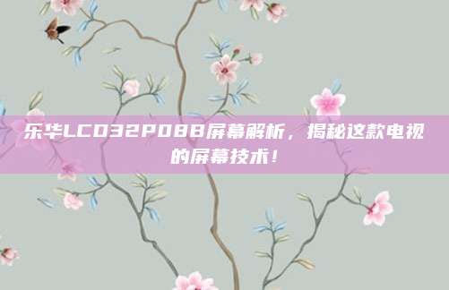 乐华LCD32P08B屏幕解析,揭秘这款电视的屏幕技术!