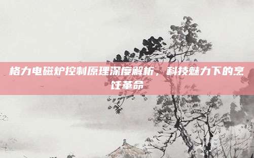 格力电磁炉控制原理深度解析,科技魅力下的烹饪革命