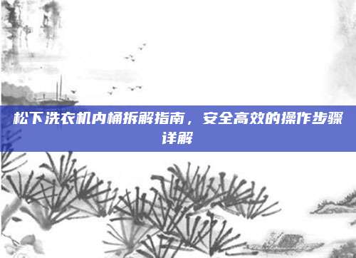 松下洗衣机内桶拆解指南，安全高效的操作步骤详解