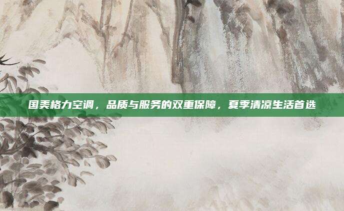 国美格力空调，品质与服务的双重保障，夏季清凉生活首选
