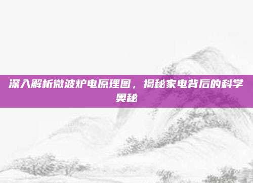 深入解析微波炉电原理图，揭秘家电背后的科学奥秘