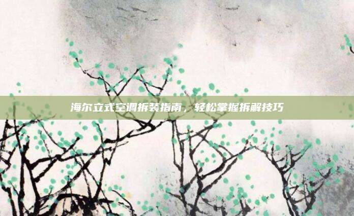 海尔立式空调拆装指南，轻松掌握拆解技巧
