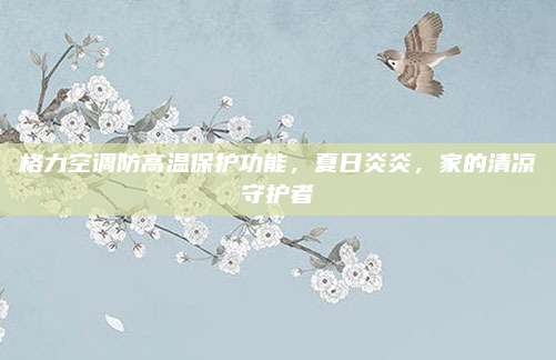 格力空调防高温保护功能，夏日炎炎，家的清凉守护者