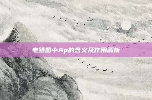 电路图中Ap的含义及作用解析
