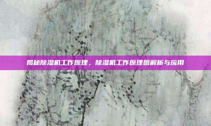 揭秘除湿机工作原理，除湿机工作原理图解析与应用