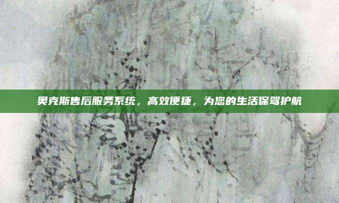 奥克斯售后服务系统，高效便捷，为您的生活保驾护航