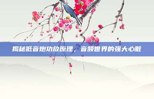 揭秘低音炮功放原理,音频世界的强大心脏