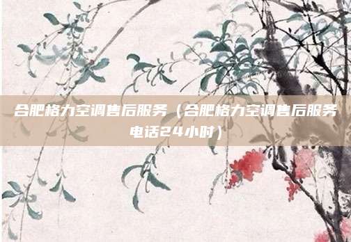 合肥格力空调售后服务（合肥格力空调售后服务电话24小时）