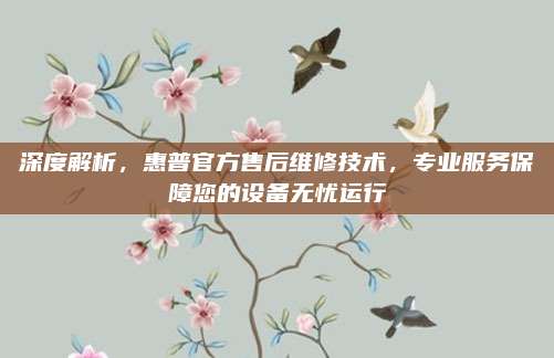 深度解析，惠普官方售后维修技术，专业服务保障您的设备无忧运行