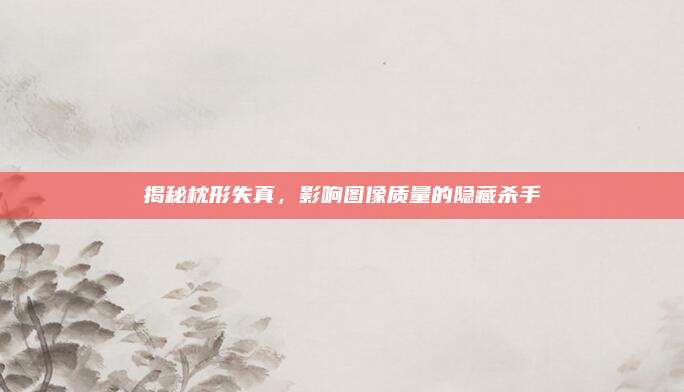 揭秘枕形失真，影响图像质量的隐藏杀手