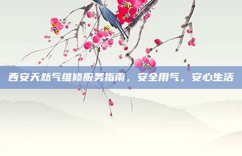 西安天然气维修服务指南，安全用气，安心生活