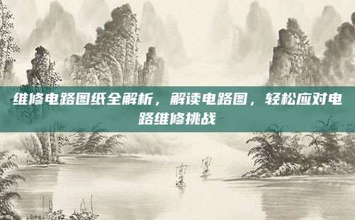 维修电路图纸全解析,解读电路图,轻松应对电路维修挑战