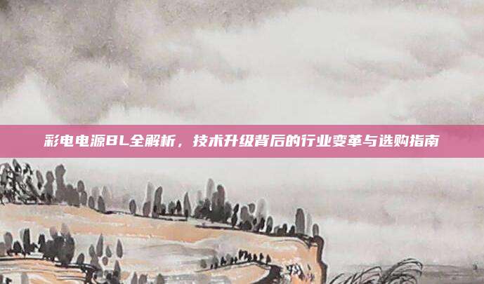 彩电电源BL全解析,技术升级背后的行业变革与选购指南