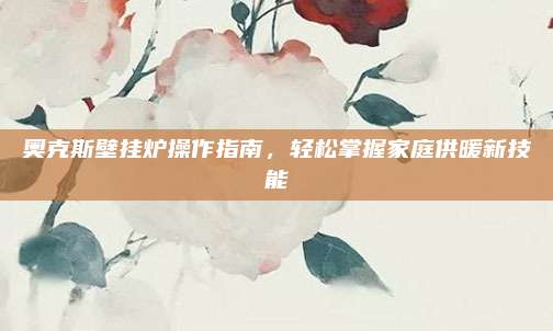 奥克斯壁挂炉操作指南，轻松掌握家庭供暖新技能