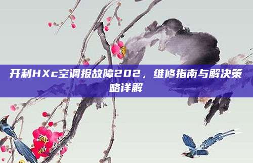 开利HXc空调报故障202，维修指南与解决策略详解