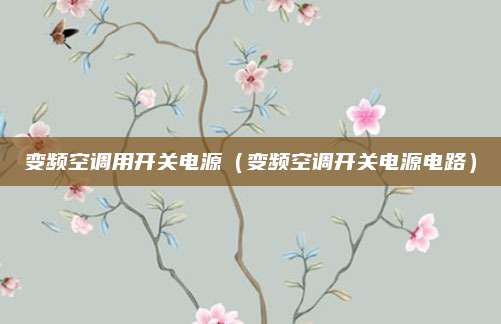 变频空调用开关电源（变频空调开关电源电路）