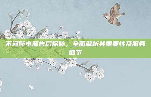 不间断电源售后保障，全面解析其重要性及服务细节