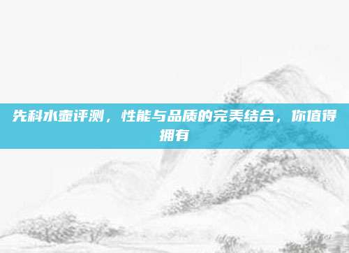 先科水壶评测,性能与品质的完美结合,你值得拥有