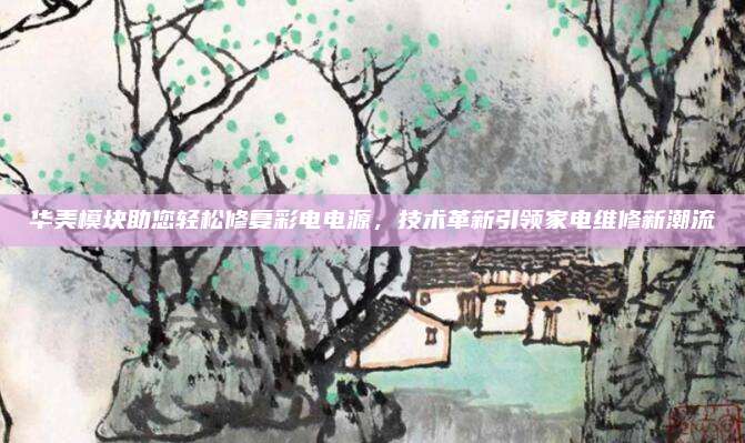 华美模块助您轻松修复彩电电源,技术革新引领家电维修新潮流