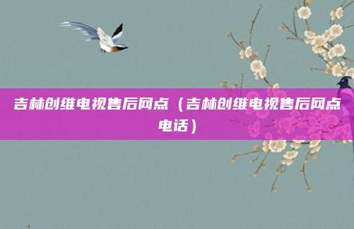吉林创维电视售后网点（吉林创维电视售后网点电话）