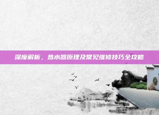 深度解析，热水器原理及常见维修技巧全攻略