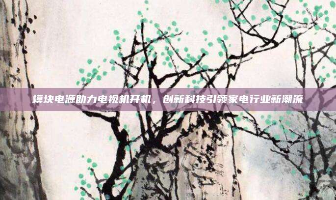 模块电源助力电视机开机，创新科技引领家电行业新潮流