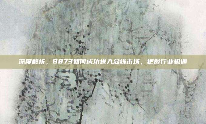 深度解析，8873如何成功进入总线市场，把握行业机遇