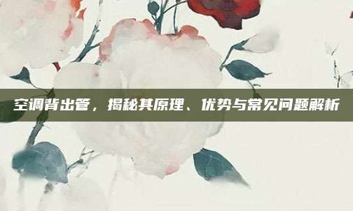 空调背出管，揭秘其原理、优势与常见问题解析