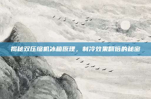 揭秘双压缩机冰箱原理，制冷效果翻倍的秘密