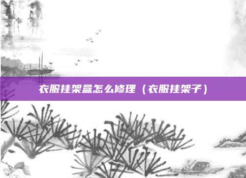 衣服挂架盒怎么修理(衣服挂架子)