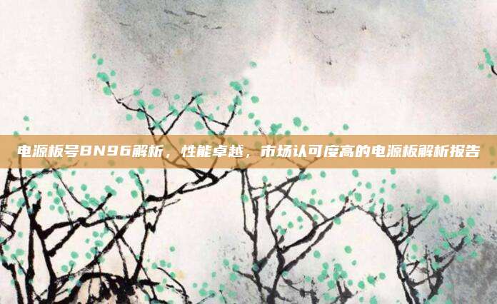 电源板号BN96解析，性能卓越，市场认可度高的电源板解析报告