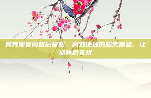 奥克斯官网售后客服，高效便捷的服务体验，让您售后无忧