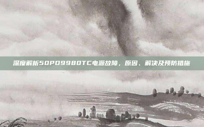 深度解析50PD9980TC电源故障,原因、解决及预防措施