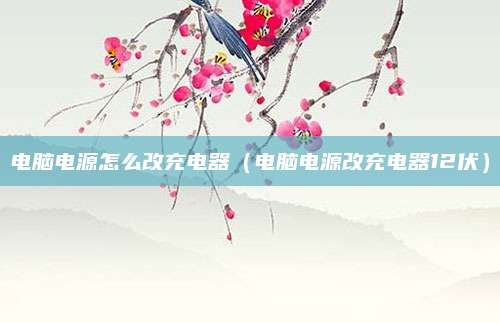 电脑电源怎么改充电器(电脑电源改充电器12伏)
