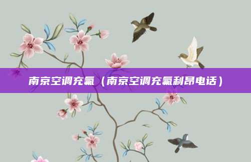 南京空调充氟（南京空调充氟利昂电话）
