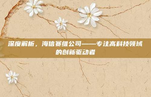深度解析,海信赛维公司——专注高科技领域的创新驱动者
