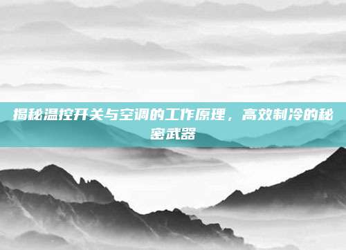 揭秘温控开关与空调的工作原理,高效制冷的秘密武器