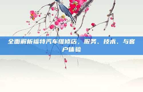 全面解析福特汽车维修店,服务、技术、与客户体验