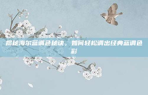 揭秘海尔蓝调色秘诀,如何轻松调出经典蓝调色彩