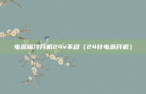 电源板冷开机24v不稳(24针电源开机)