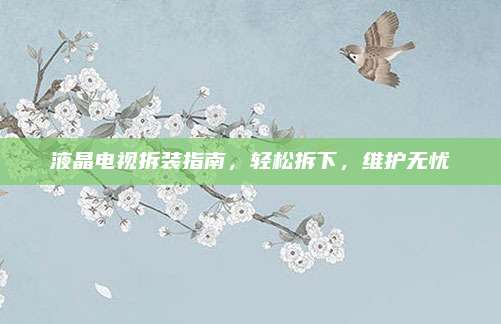 液晶电视拆装指南,轻松拆下,维护无忧