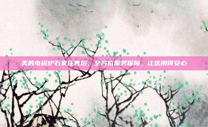 美的电磁炉石家庄售后,全方位服务保障,让您用得安心