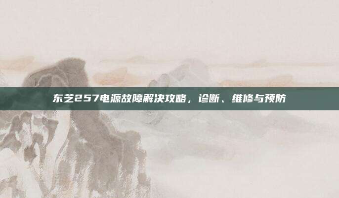 东芝257电源故障解决攻略，诊断、维修与预防