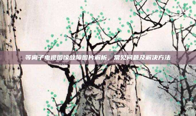 等离子电视图像故障图片解析,常见问题及解决方法