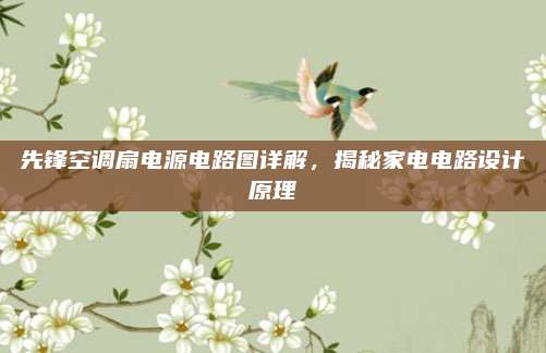 先锋空调扇电源电路图详解,揭秘家电电路设计原理