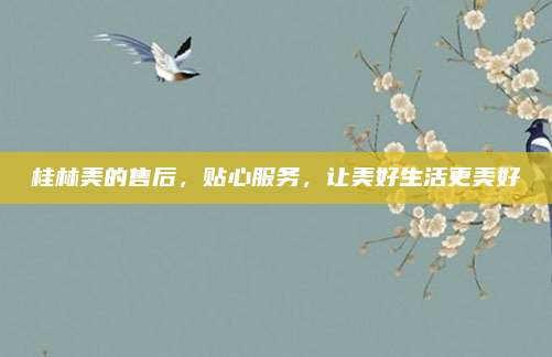 桂林美的售后,贴心服务,让美好生活更美好