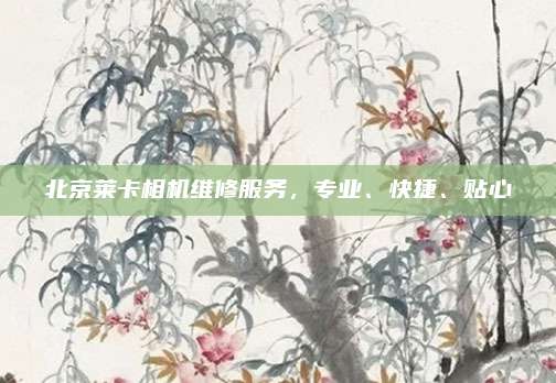 北京莱卡相机维修服务,专业、快捷、贴心