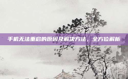 手机无法重启的原因及解决方法,全方位解析