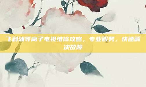 飞利浦等离子电视维修攻略,专业服务,快速解决故障